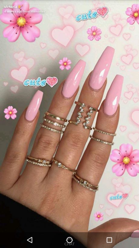 long-pink-nail-designs-84_3 Modele lungi de unghii roz