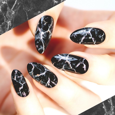 marble-nails-black-38_19 Cuie de marmură neagră