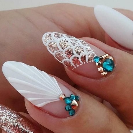 mermaid-nail-ideas-14_16 Idei de unghii sirenă