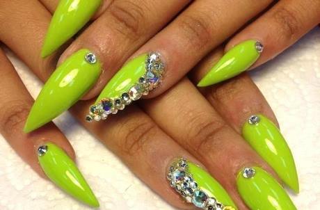 mint-green-nails-with-designs-38_3 Menta verde cuie cu modele