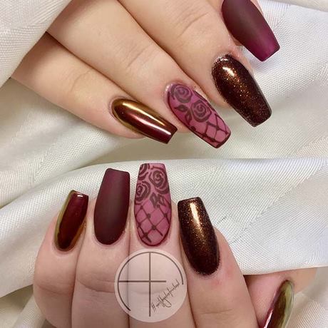 nail-designs-burgundy-83_9 Modele de unghii visiniu