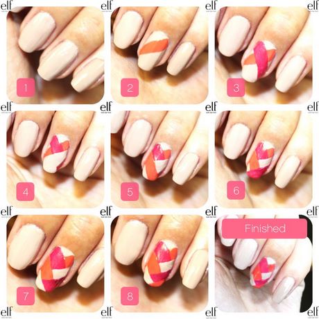 nail-designs-for-short-nails-step-by-step-87_5 Modele de unghii pentru unghii scurte Pas cu pas