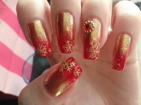 nail-designs-in-red-and-gold-44_13 Modele de unghii în roșu și auriu