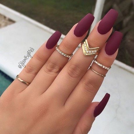 nail-ideas-matte-95 Idei de unghii mat