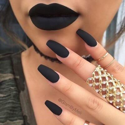 nail-ideas-matte-95_15 Idei de unghii mat