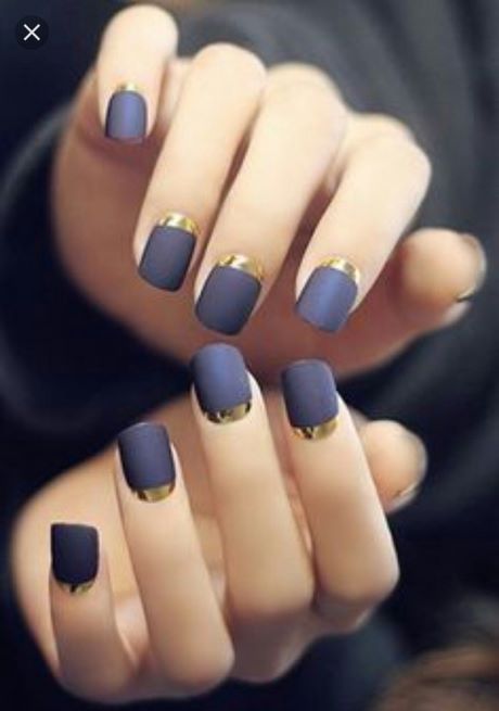 navy-and-gold-nail-art-49_14 Navy și aur nail art