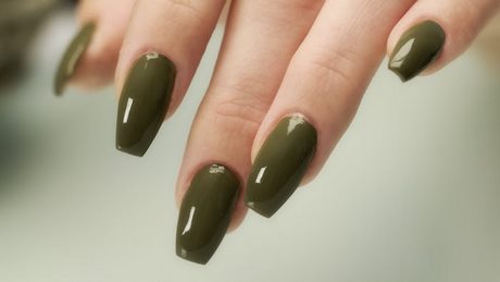 olive-green-nail-designs-54_10 Modele de Unghii verzi de măsline