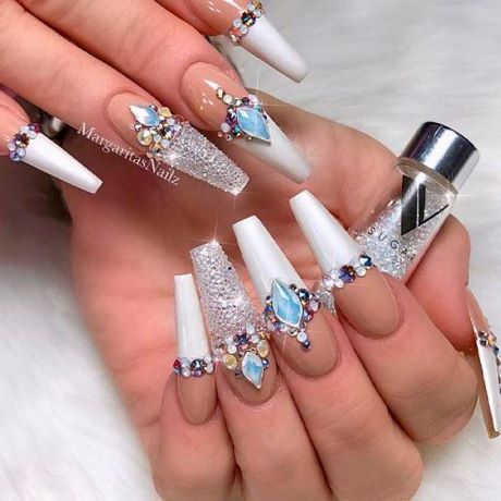 ombre-nails-with-rhinestones-99_8 Ombre cuie cu pietre