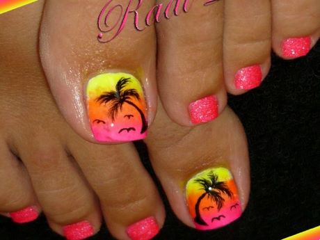 palm-tree-toe-nail-designs-64_19 Palm Tree toe unghii modele