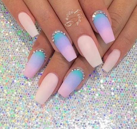 pastel-nail-ideas-40_13 Idei de unghii pastelate