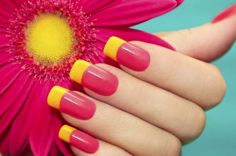 pink-and-yellow-nail-designs-41_6 Modele de unghii roz și galben