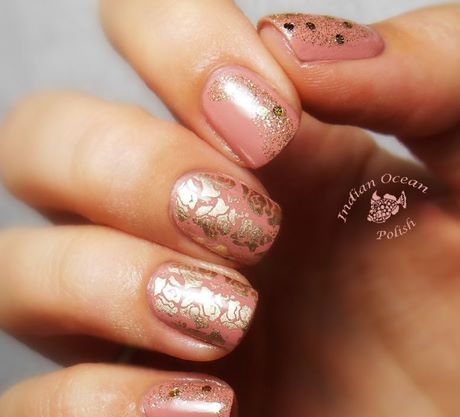 pink-gold-nail-art-88_18 Arta unghiilor de aur roz