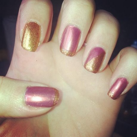 pink-gold-nail-art-88_7 Arta unghiilor de aur roz