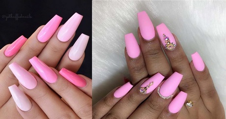 pink-nail-color-ideas-20_11 Idei de culoare roz pentru unghii