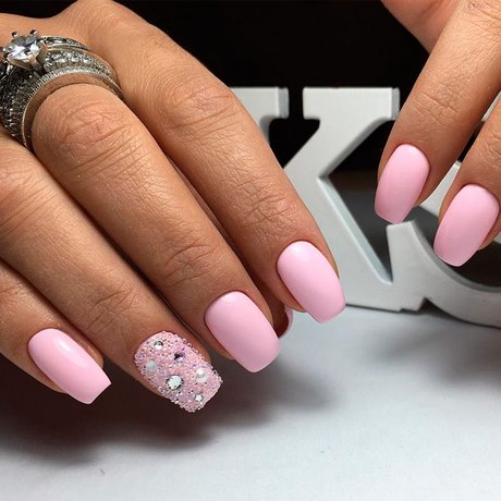 pink-nail-color-ideas-20_9 Idei de culoare roz pentru unghii