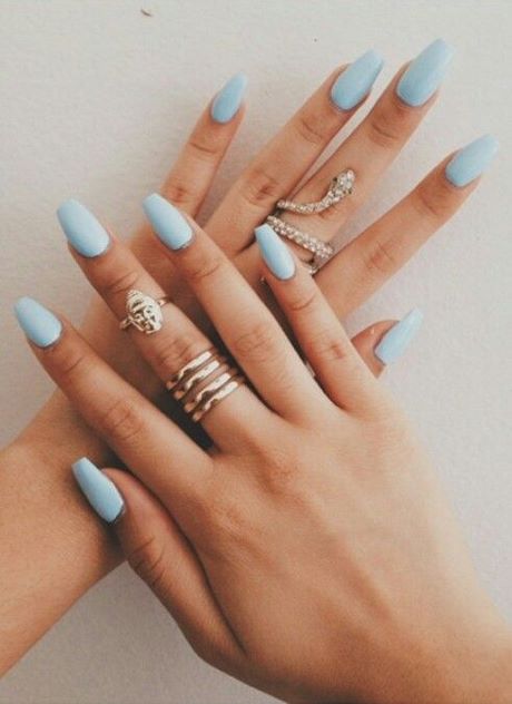 pinterest-blue-nails-08 Pinterest albastru cuie