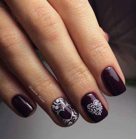 plum-nail-designs-63_15 Modele de unghii de prune