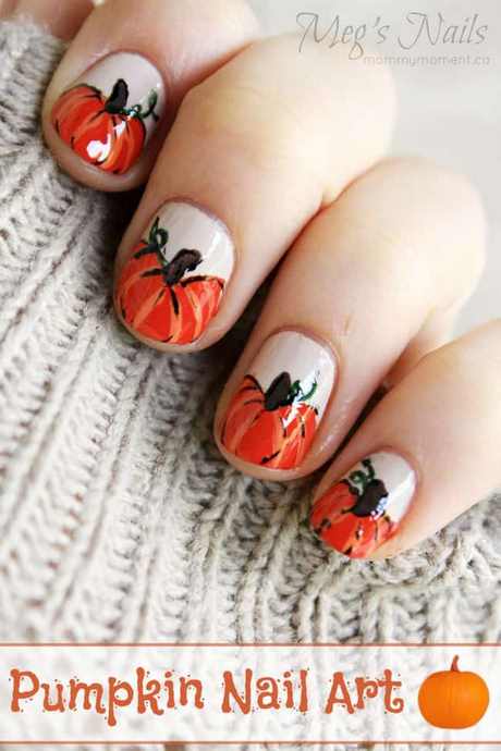 pumpkin-nail-design-93_9 Design de unghii de dovleac