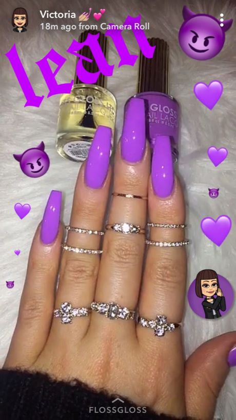 purple-acrylic-nail-ideas-58_16 Idei de unghii acrilice violet