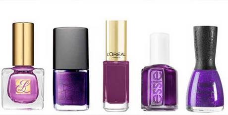 purple-nail-color-ideas-71_6 Idei de culoare violet pentru unghii
