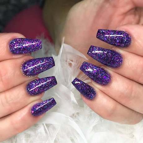 purple-nail-designs-with-glitter-52_4 Modele de unghii violet cu sclipici