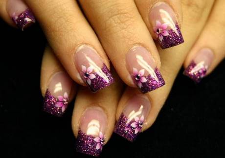 purple-nail-designs-with-glitter-52_8 Modele de unghii violet cu sclipici
