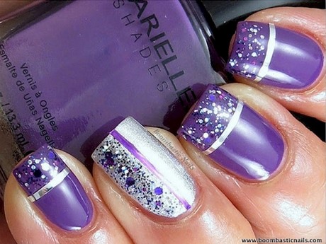 purple-nail-designs-with-glitter-52_9 Modele de unghii violet cu sclipici