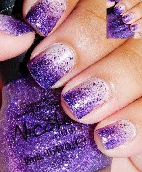 purple-ombre-nail-designs-78_15 Modele de unghii Ombre violet