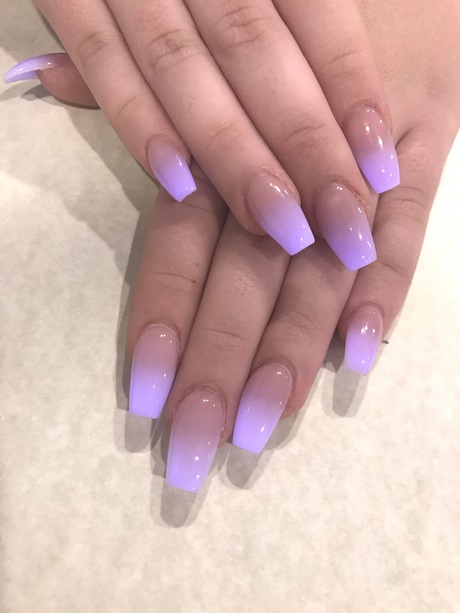 purple-ombre-nail-designs-78_18 Modele de unghii Ombre violet