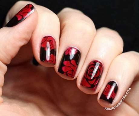 red-rose-nail-art-65_7 Red rose nail art