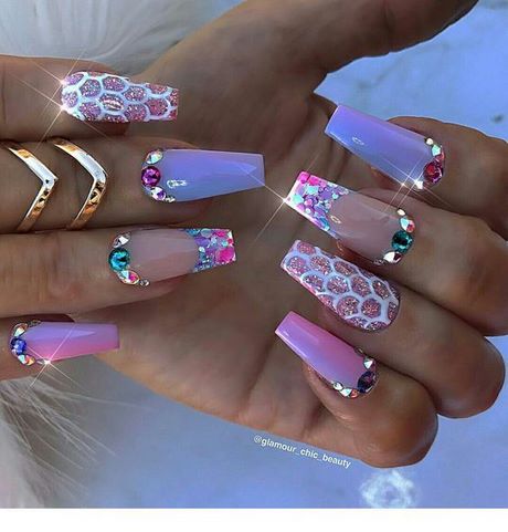 shiny-nail-designs-45_10 Modele de unghii strălucitoare