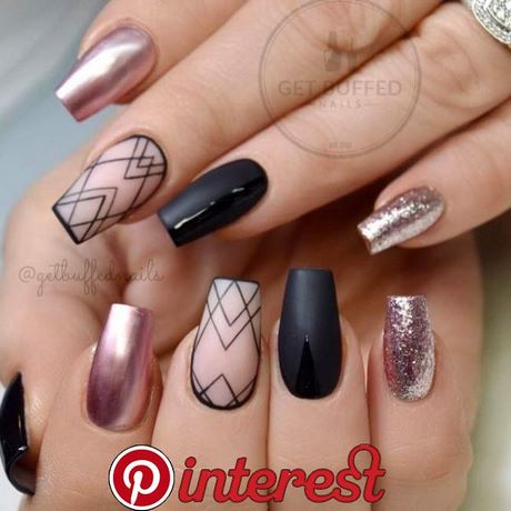 short-coffin-nails-designs-18_8 Modele scurte de cuie de sicriu