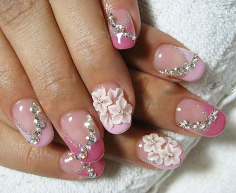 simple-nail-art-with-stones-89_11 Unghii simple cu pietre