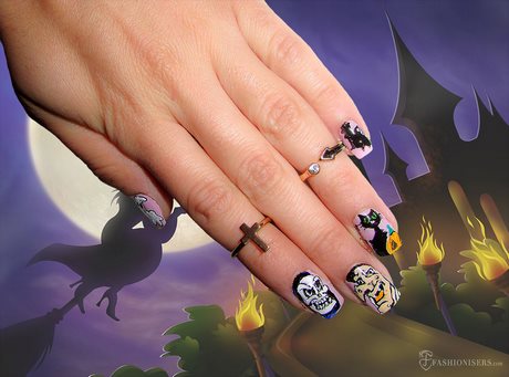 spooky-halloween-nail-designs-81_11 Modele de unghii Infricosatoare halloween