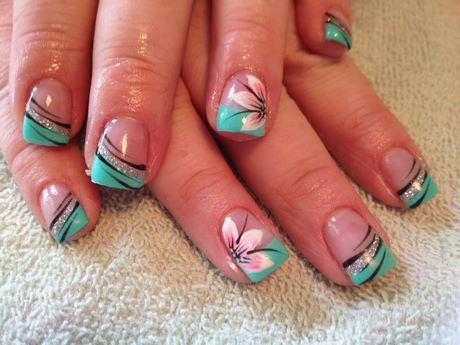 spring-nail-designs-for-tips-20_3 Modele de unghii de primăvară pentru sfaturi