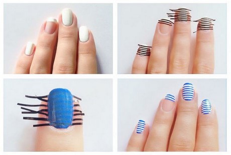 striping-tape-nail-designs-43_15 Striping modele de unghii bandă