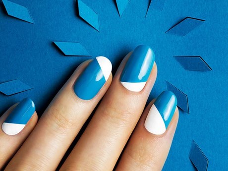 teal-blue-nail-designs-87_14 Modele de unghii albastre Teal