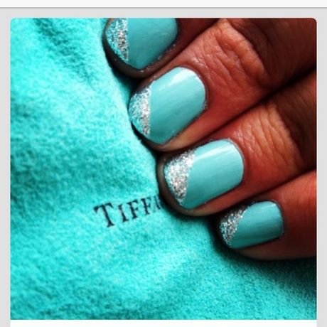 tiffany-blue-nail-designs-29_14 Tiffany albastru unghii modele
