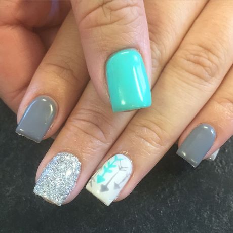 turquoise-nail-ideas-89 Idei de unghii turcoaz