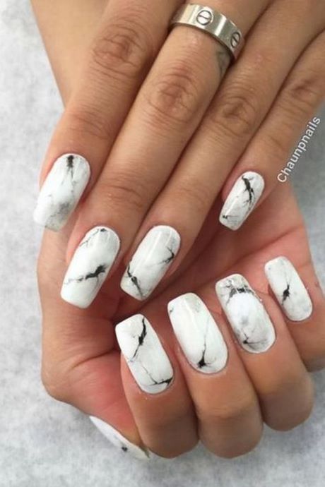 white-and-marble-nails-94_2 Cuie albe și de marmură