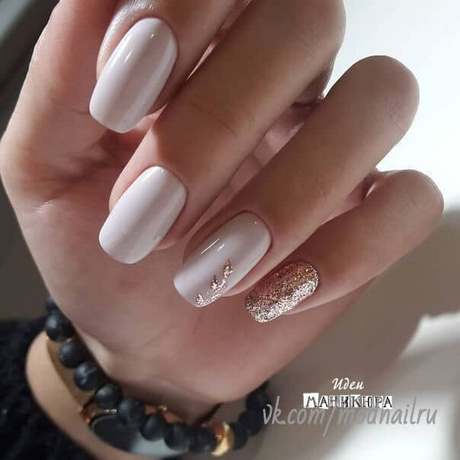 white-and-rose-gold-nail-designs-35_19 Modele de unghii de aur alb și trandafir
