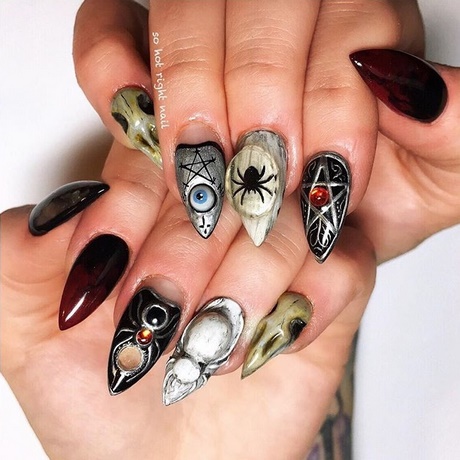 witch-nail-designs-87_13 Modele de unghii vrăjitoare