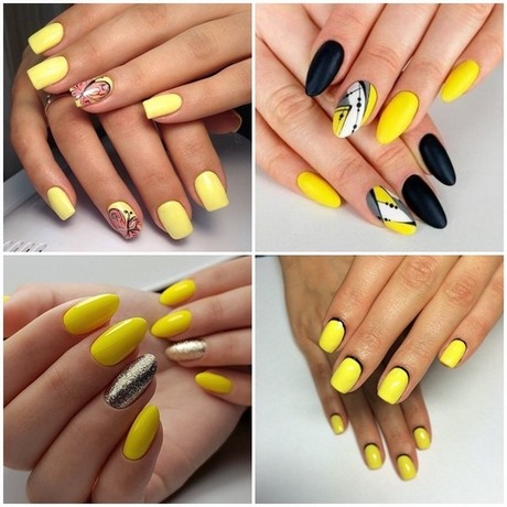 yellow-and-black-nail-designs-57_13 Modele de unghii galbene și negre