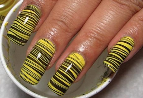 yellow-nail-art-designs-46_15 Modele de unghii galbene