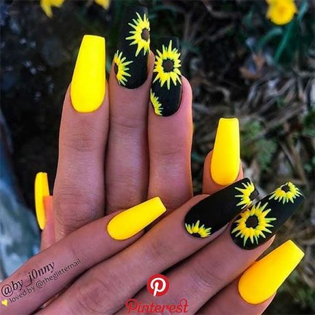 yellow-nail-art-designs-46_2 Modele de unghii galbene