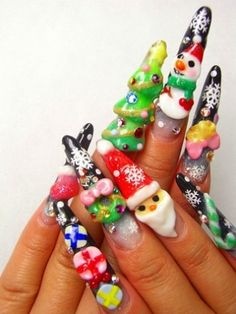 3d-christmas-nail-art-51_12 3D Crăciun nail art