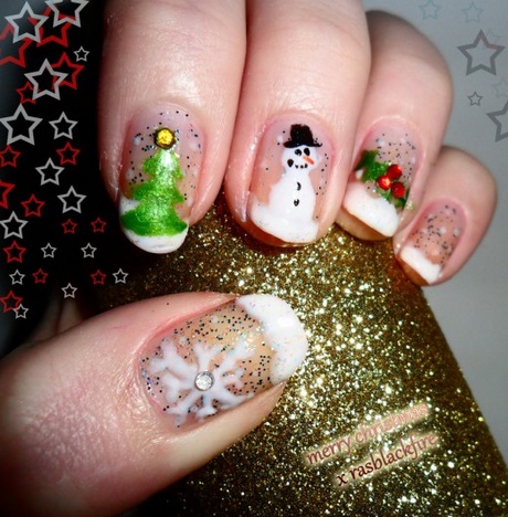 3d-christmas-nails-58_3 3D cuie de Crăciun