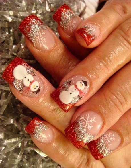 acrylic-nail-designs-christmas-50_3 Unghii acrilice modele de Crăciun