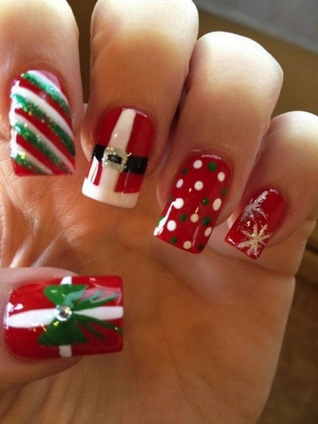 acrylic-nails-christmas-design-62_16 Unghii acrilice design de Crăciun