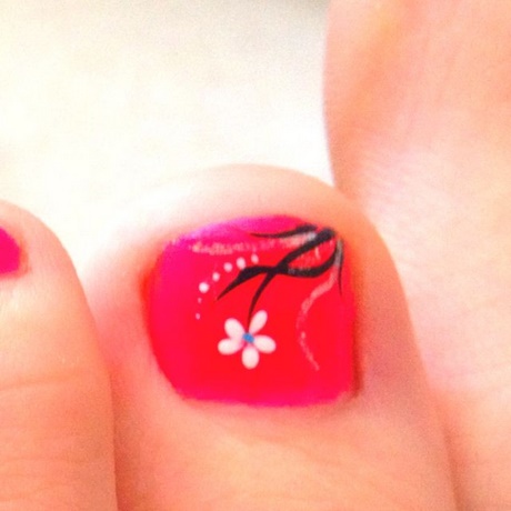 big-toe-flower-designs-10_10 Mare deget de la picior Flori modele